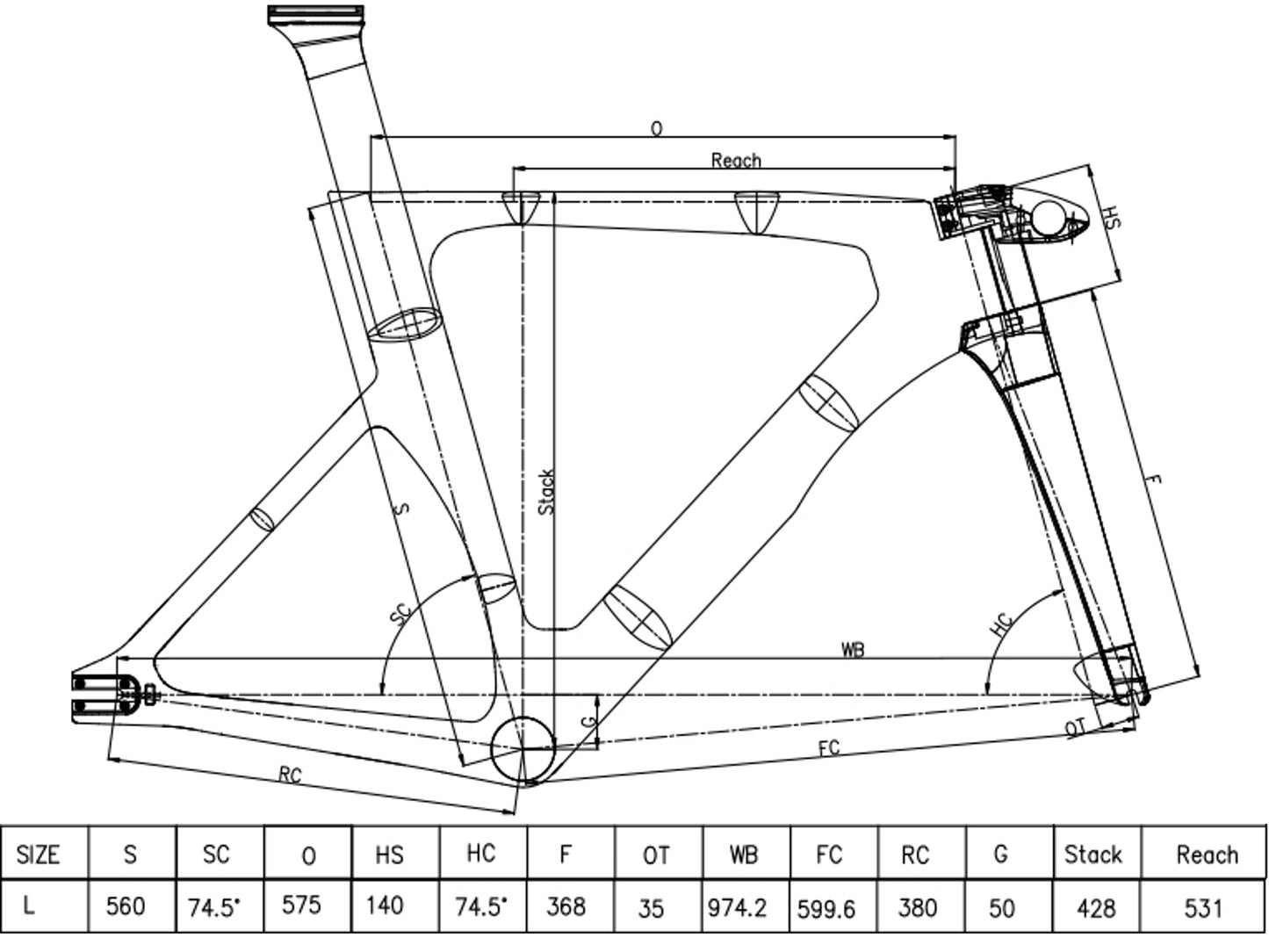 Velo-Pro Carbon Track Frame